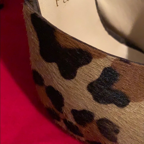 Christian Louboutin Leopard Print Hair Mules 37.5 - Picture 12 of 12